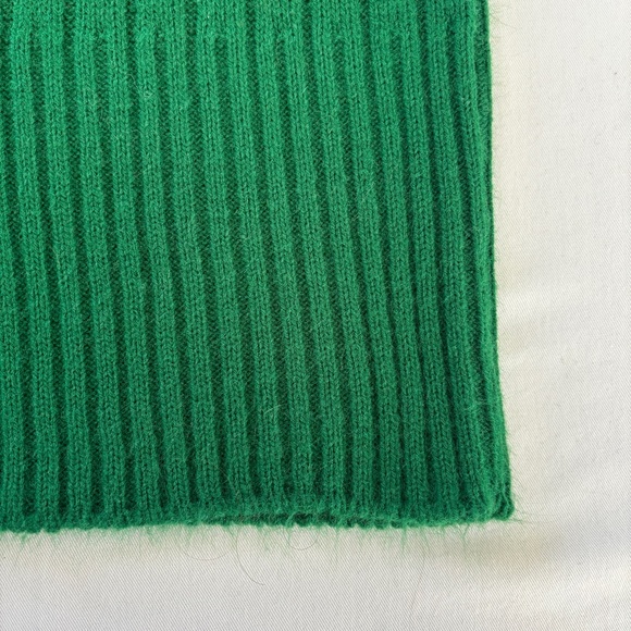 Vintage 70s Disco JCPenney Towncraft Green Orlon Acrylic Sweater Vest Women's M - Picture 8 of 13